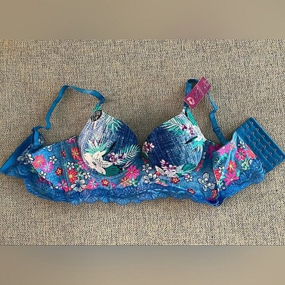 Full Coverage Hawaiian Halter Bra - Picture 2 of 4